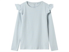 Name It top subdued blue/jet stream striped  